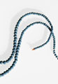 Halskette aus blauen Fayence Perlen 