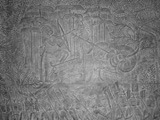 Ausschnitt Relief Triumphzug des Sûryavarmans II.
